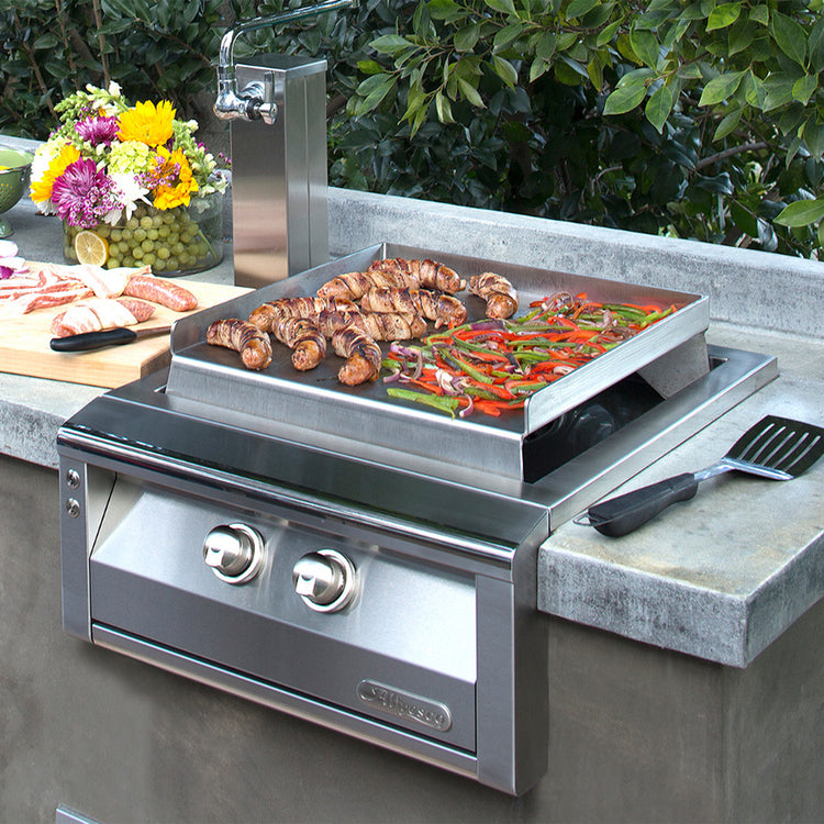 outdoor griddle by Alfresco Grills