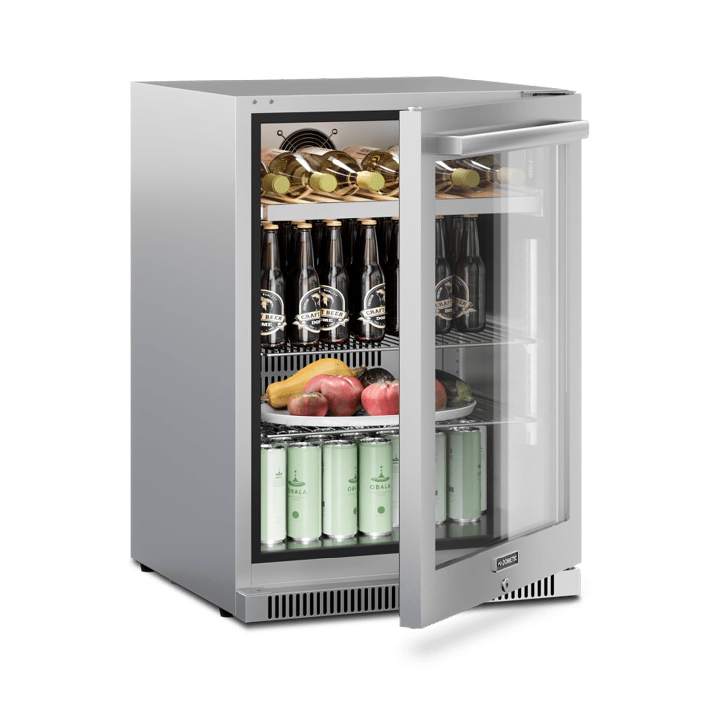 Dometic E-Series 24-Inch Beverage Center (Lock, Reversible Hinge)