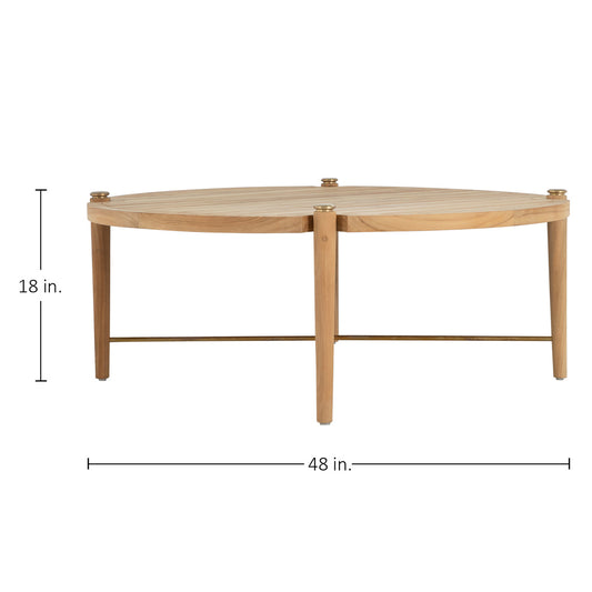 Summer Classics Pacifica 48' Round Coffee Table