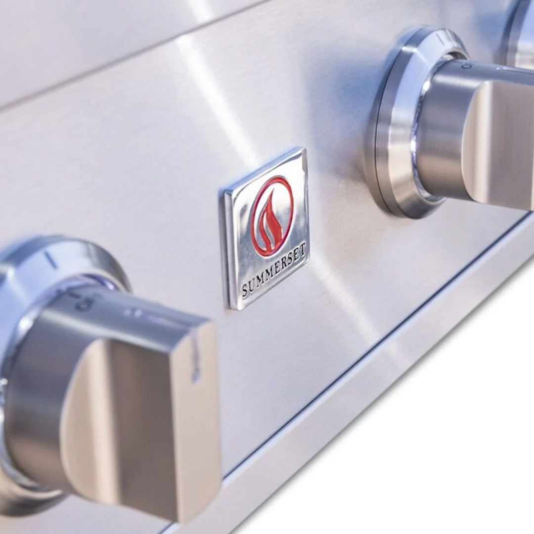 Summerset TRL Pro 32-in 3 Burner Built-In Natural Gas Grill w/ Rear Infrared Burner & Rotisserie Kit