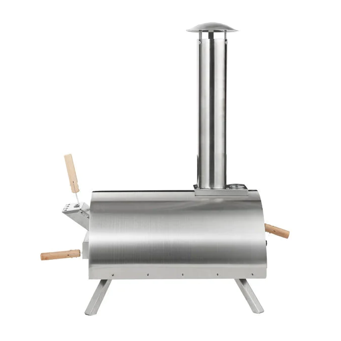 WPPO Lil Luigi Stainless Steel Portable Wood Fired Pizza Oven (with Accessories)