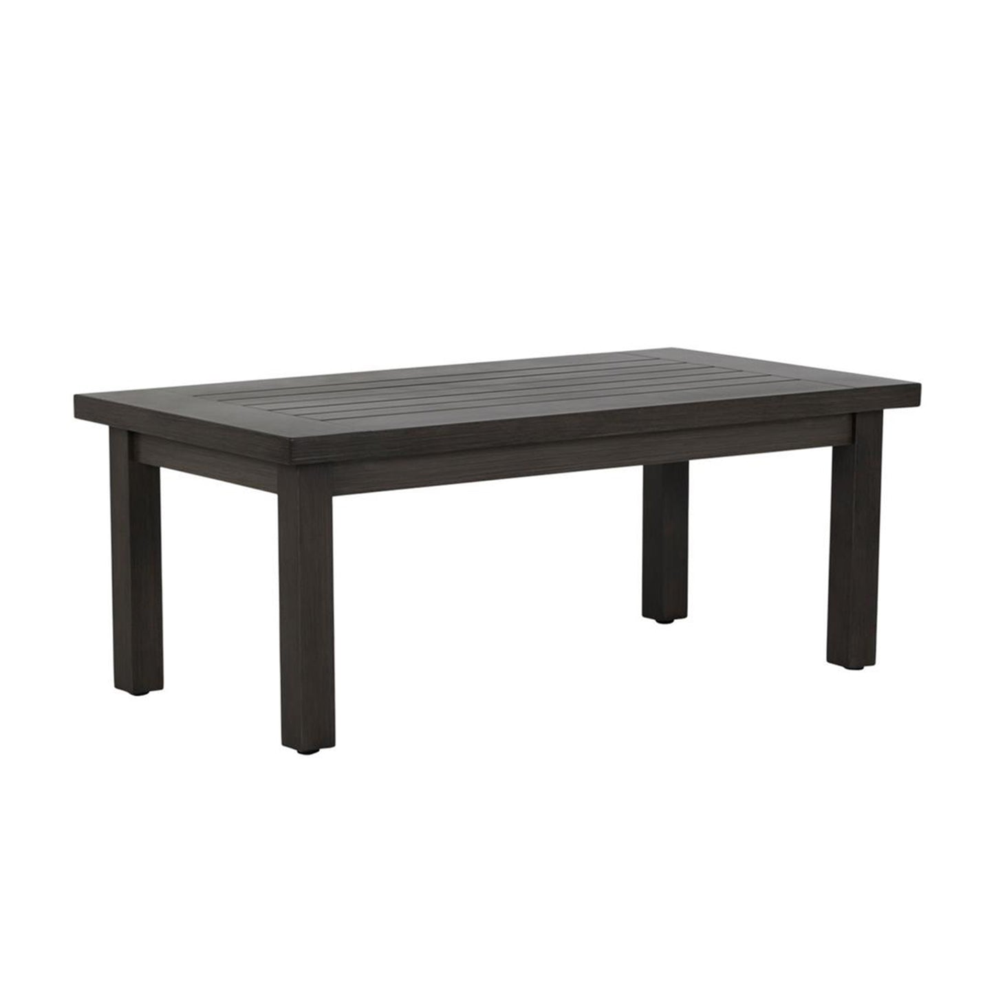 Summer Classics Club Aluminum Rectangular Coffee Table