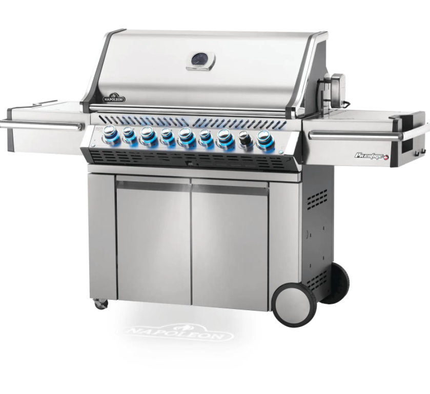 Napoleon Prestige PRO™ 665 Gas Grill w/ Infrared Rear & Side Burners (Stainless Steel)