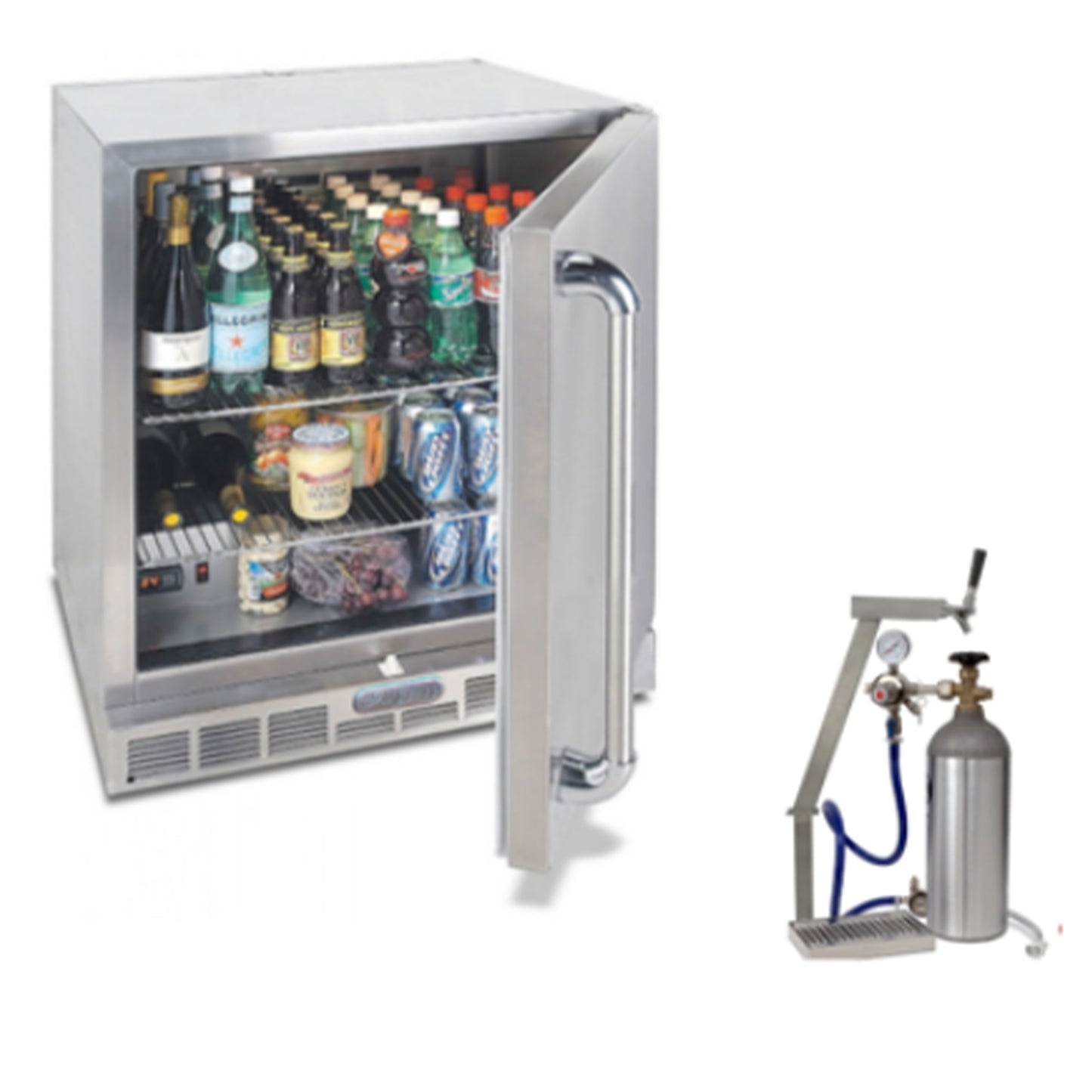 Alfresco Kegerator Kit for 28-Inch Single Door Refrigerator Only