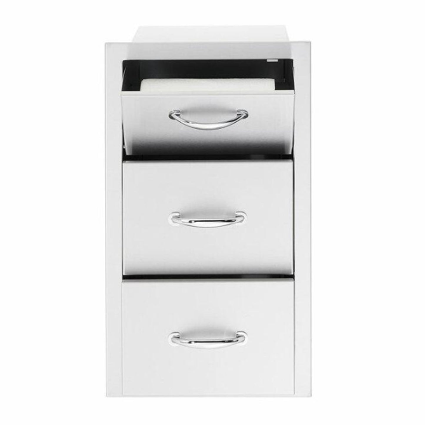 Summerset 17-Inch Vertical 2-Drawer and Paper Towel Holder Combo