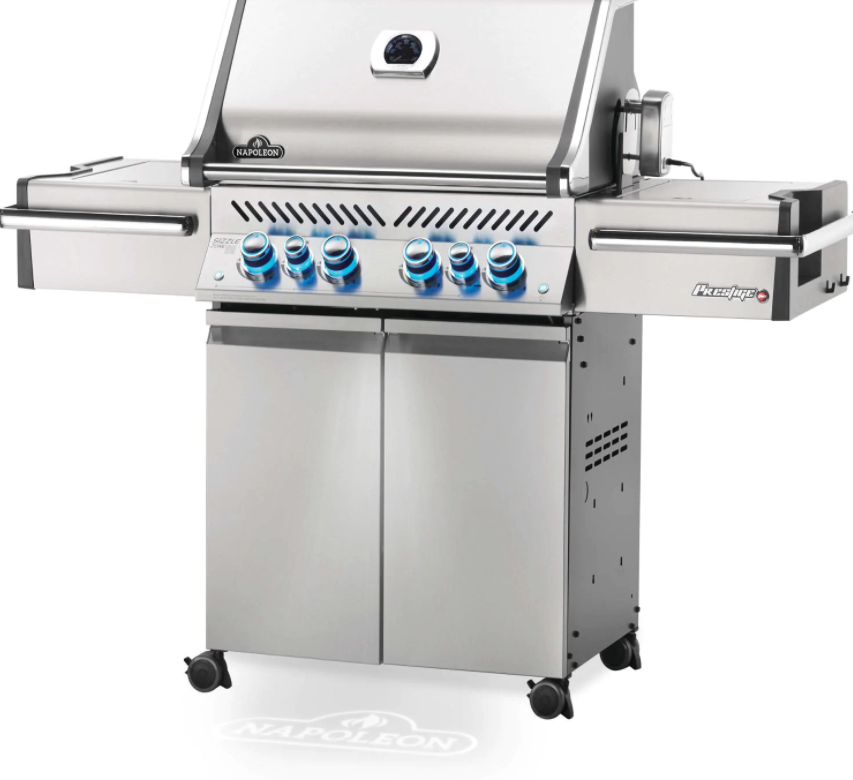 Napoleon Prestige PRO™ 500 Gas Grill w/ Infrared Rear & Side Burners (Stainless Steel)