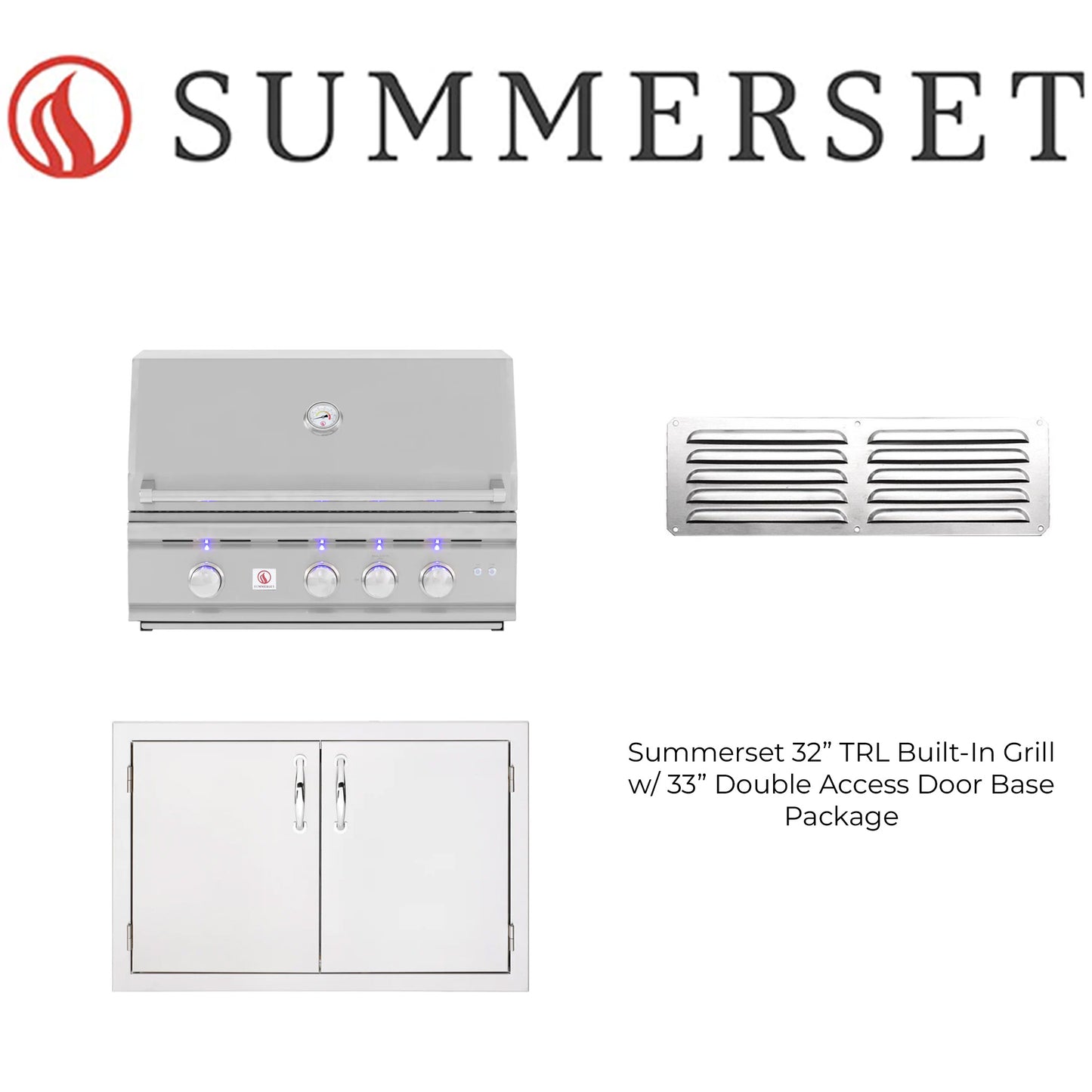 Summerset TRL Series 32" or 38" Built-In Grill Package