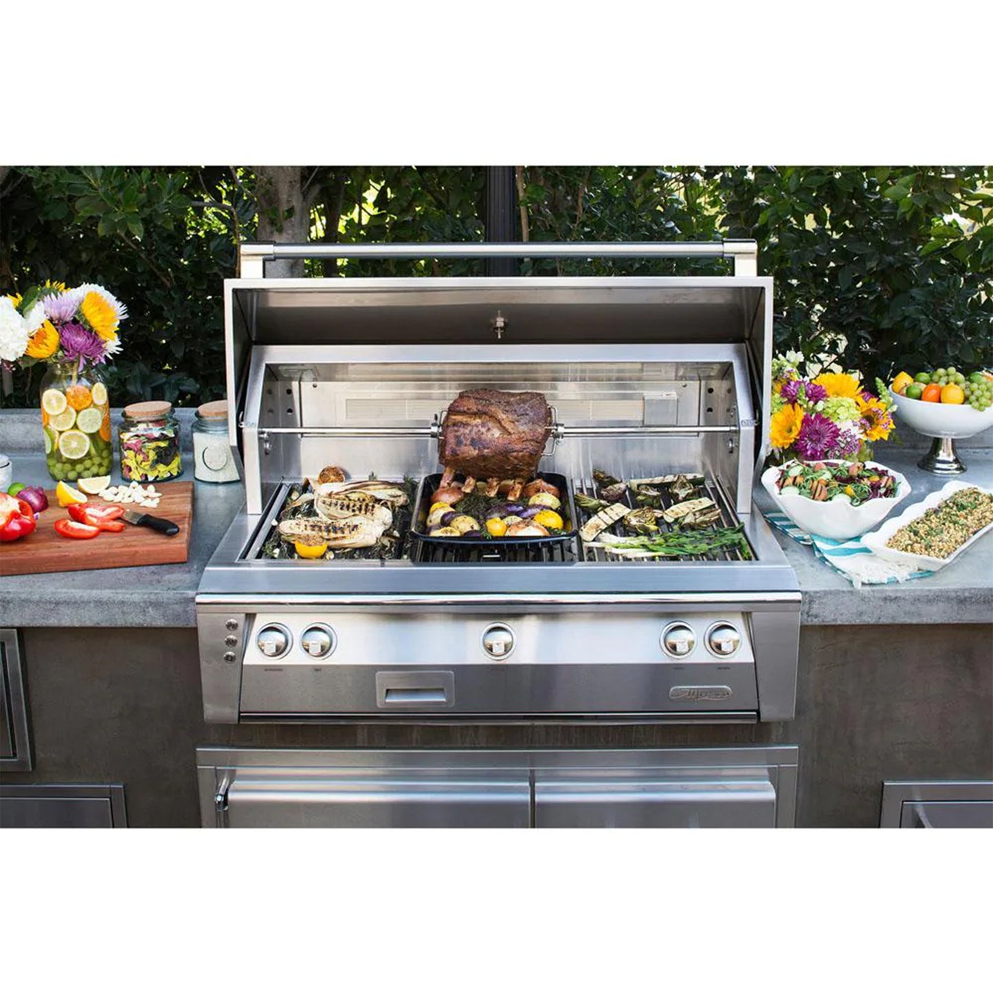 Alfresco 42-Inch Built-In Luxury Grill