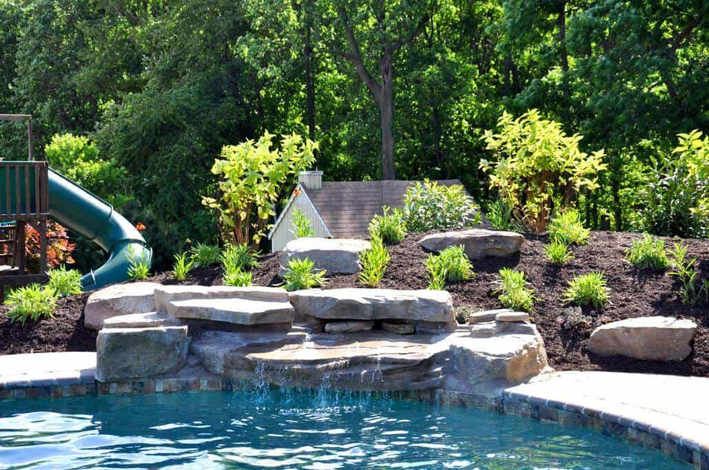 Rico Rock® 4 Piece Ledger Swimming Pool Waterfall Kit