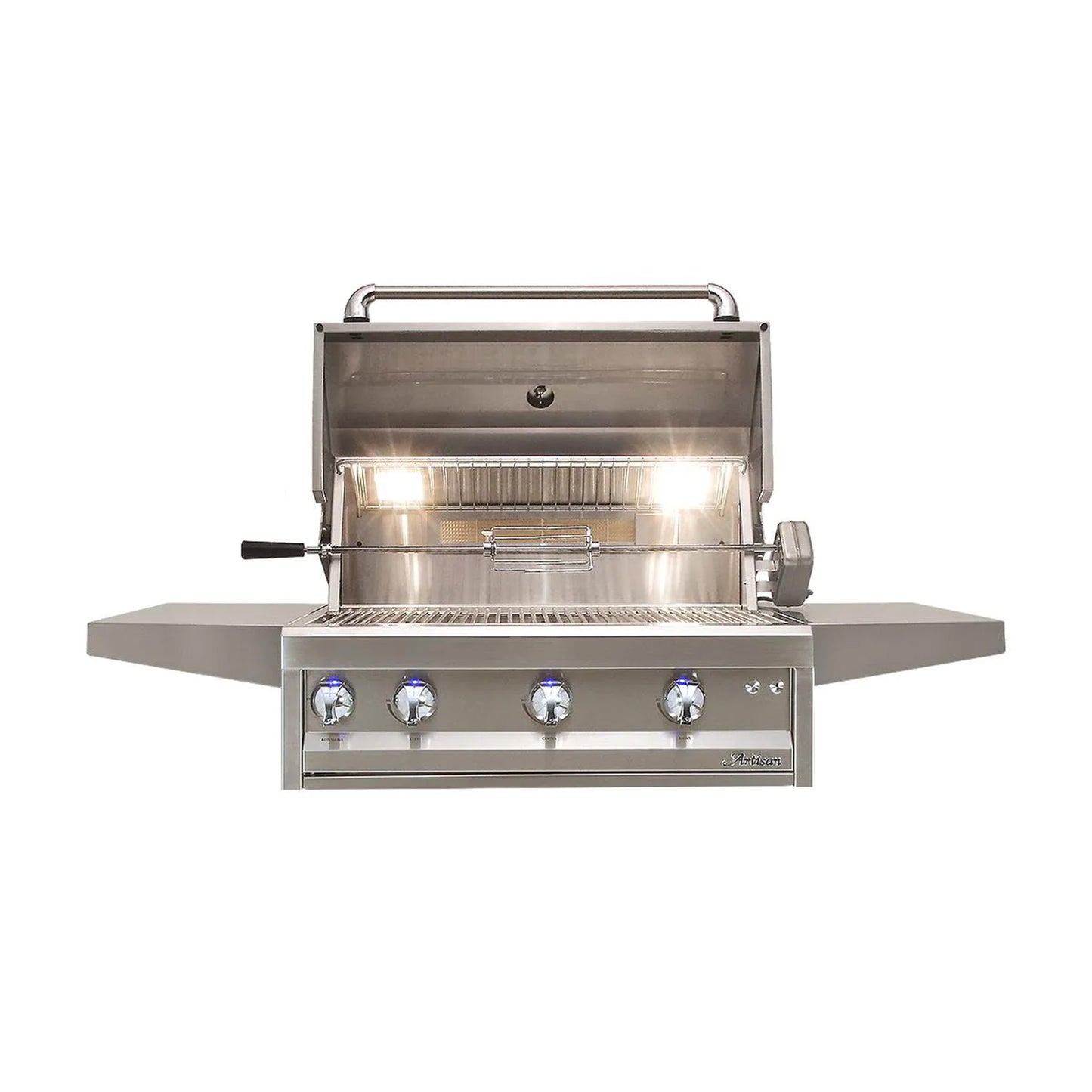 Artisan Professional 32-Inch 3-Burner Built-In Gas Grill w/ Rotisserie