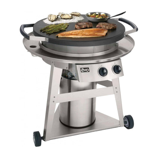 EVO Professional Wheeled Cart with Seasoned Cooksurface (Fully Assembled)