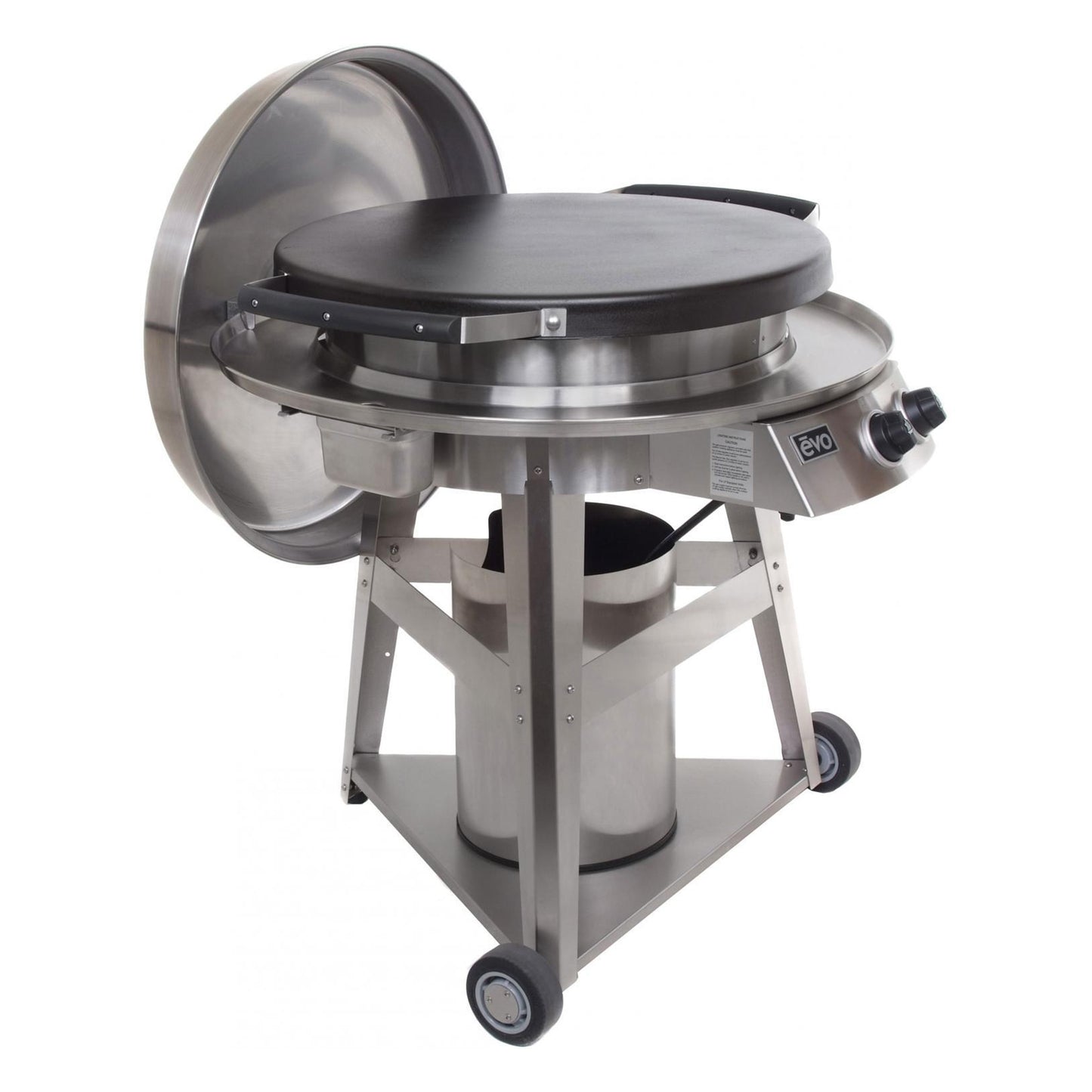 EVO Professional Wheeled Cart with Seasoned Cooksurface