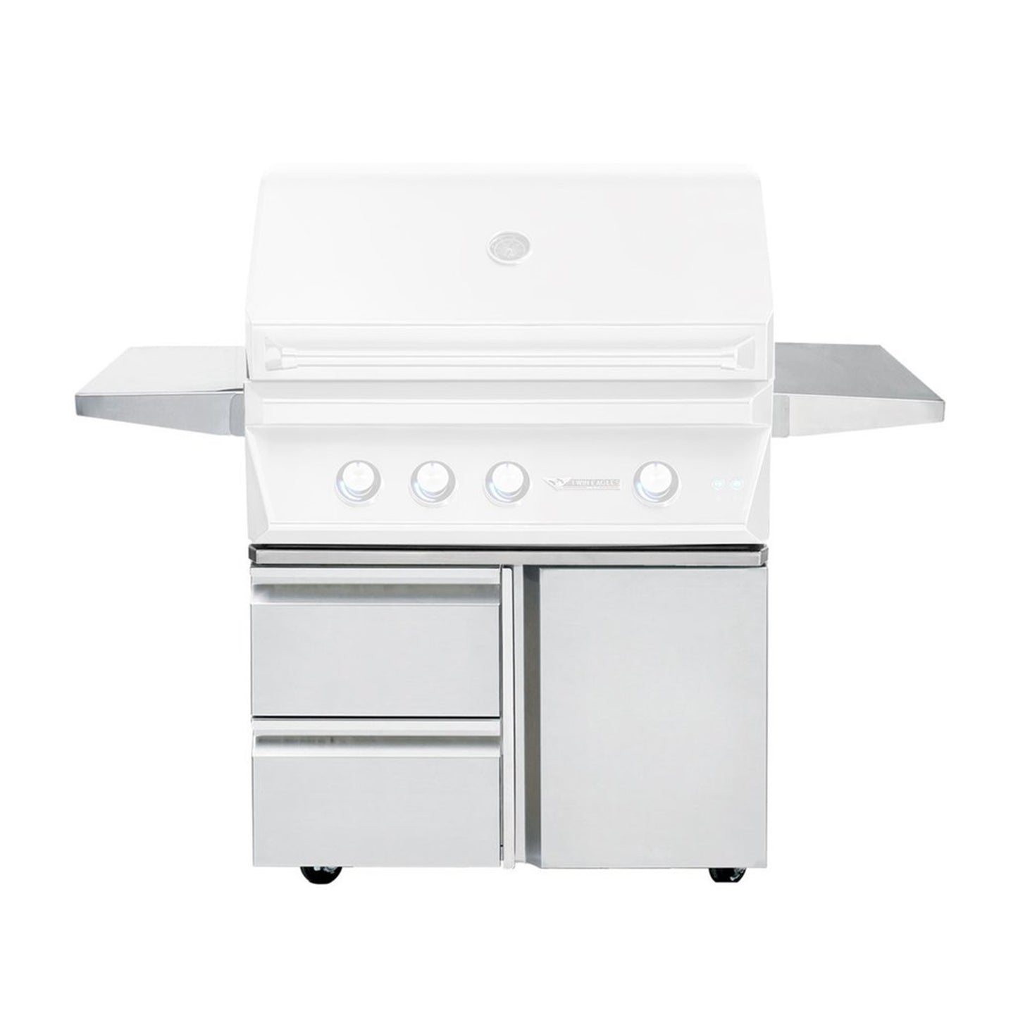 Twin Eagles 36-Inch Grill Base with Storage Drawers, Single Door