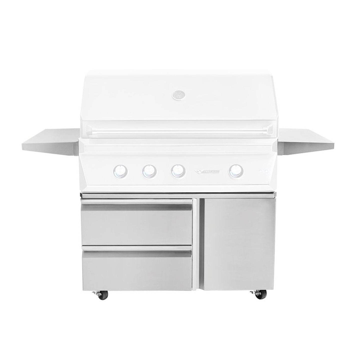 Twin Eagles 42-Inch Grill Base with Storage Drawers, Single Door