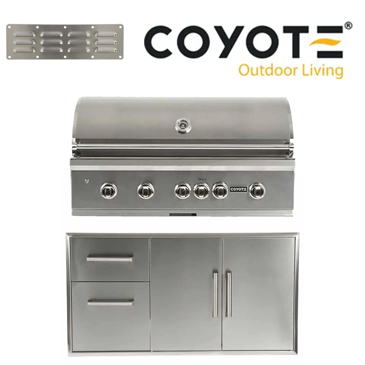 Coyote 42" S-Series Built-In Grill Package