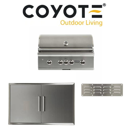 Coyote 36" S-Series Built-In Grill Package