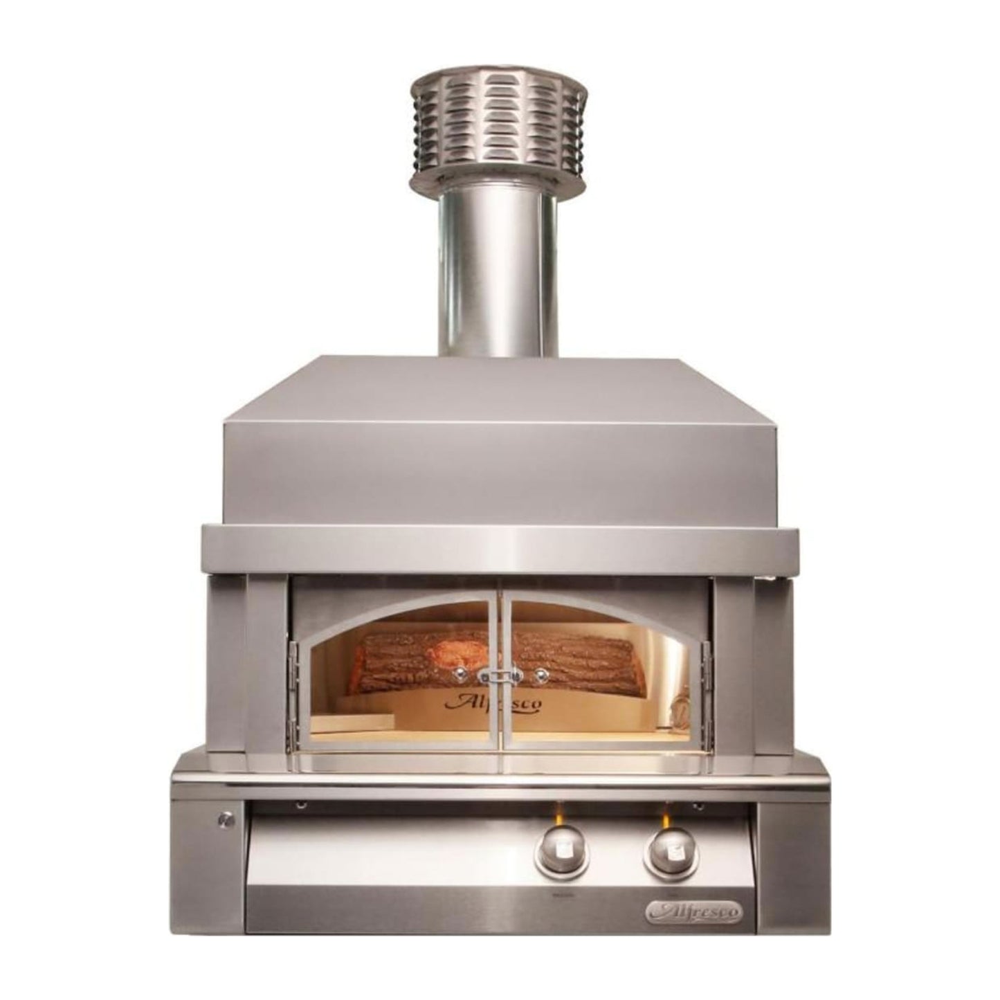 Alfresco 30-Inch Built-In Outdoor Pizza Oven Plus