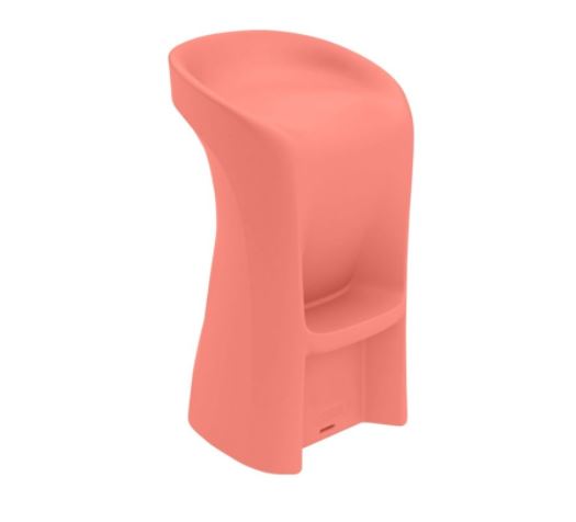 barstool - coral color option