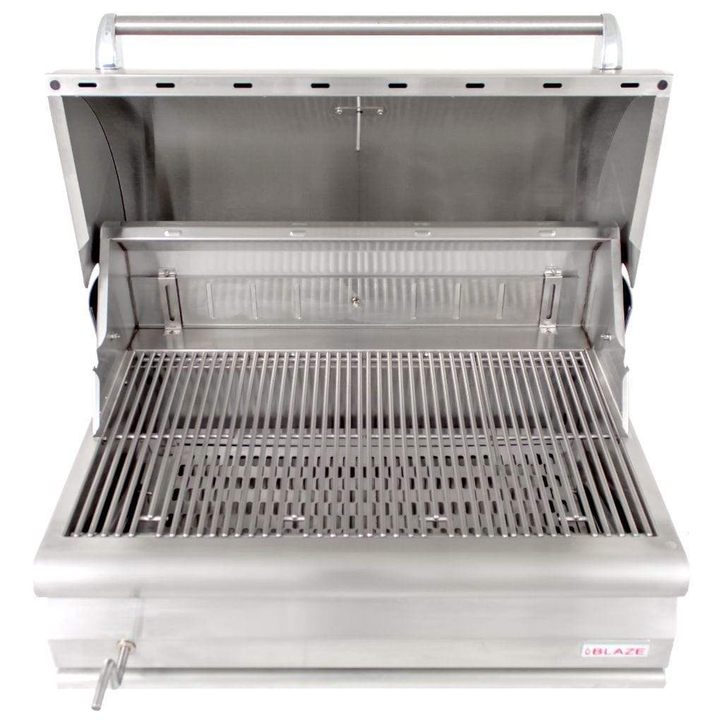 Blaze 32-Inch Built-In Stainless Steel Charcoal Grill