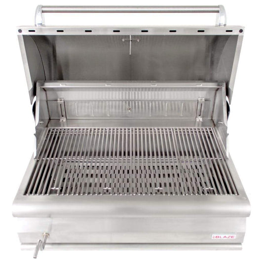 Blaze 32-Inch Built-In Stainless Steel Charcoal Grill