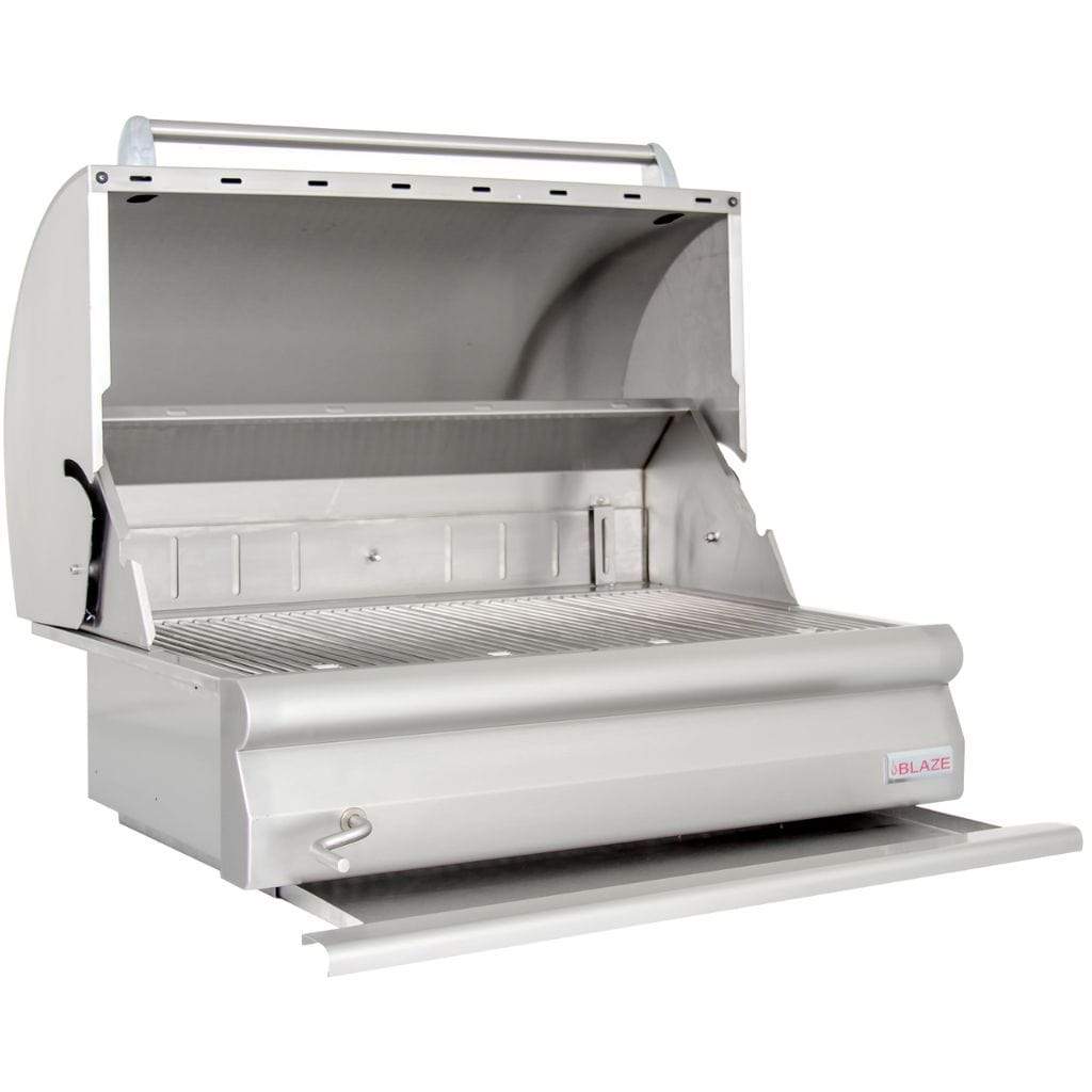 Blaze 32-Inch Built-In Stainless Steel Charcoal Grill