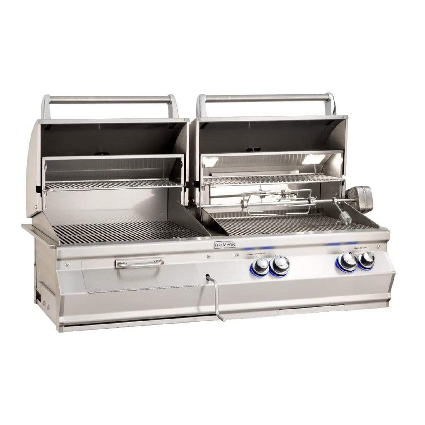 Fire Magic 46-Inch Aurora A830 Gas/Charcoal Combo Built-In Grills