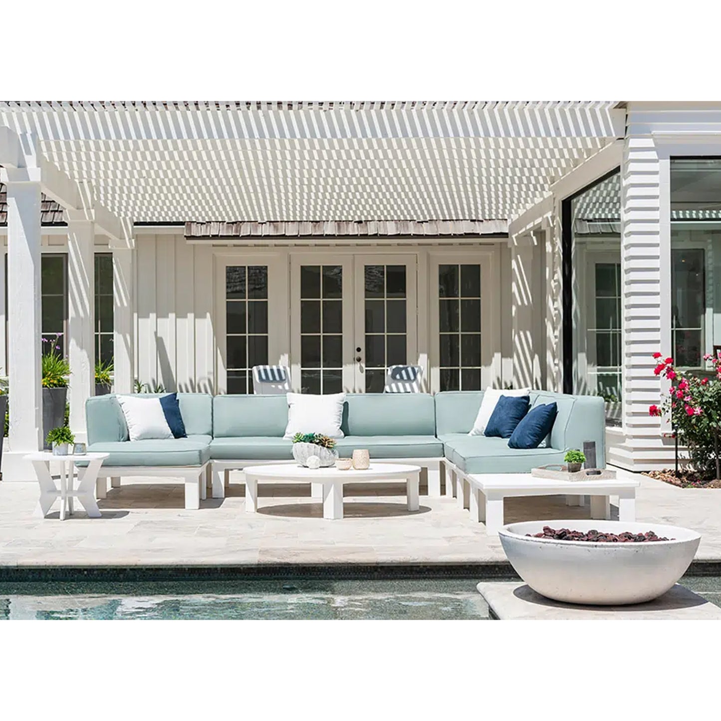 Ledge Lounger Mainstay Square Side Table