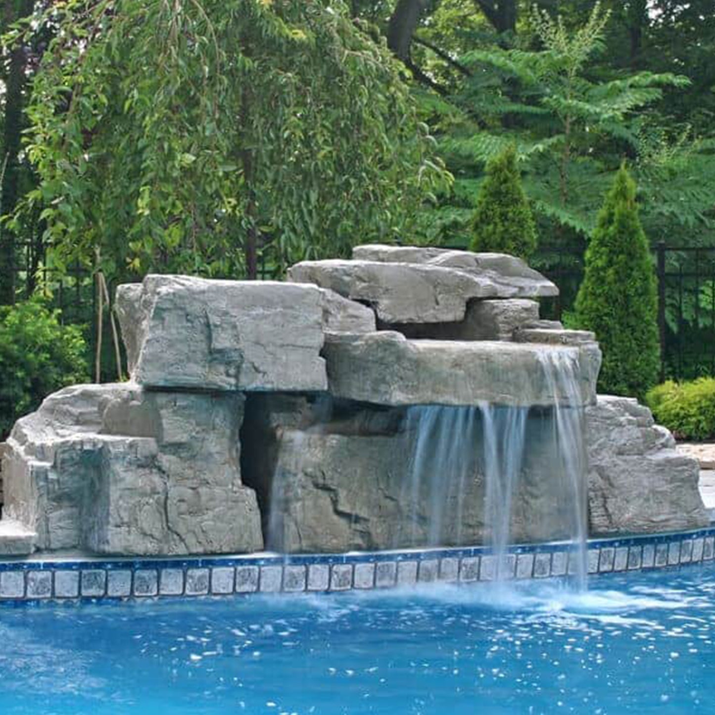 Rico Rock® 3 Foot Modular Swimming Pool Waterfall Kit