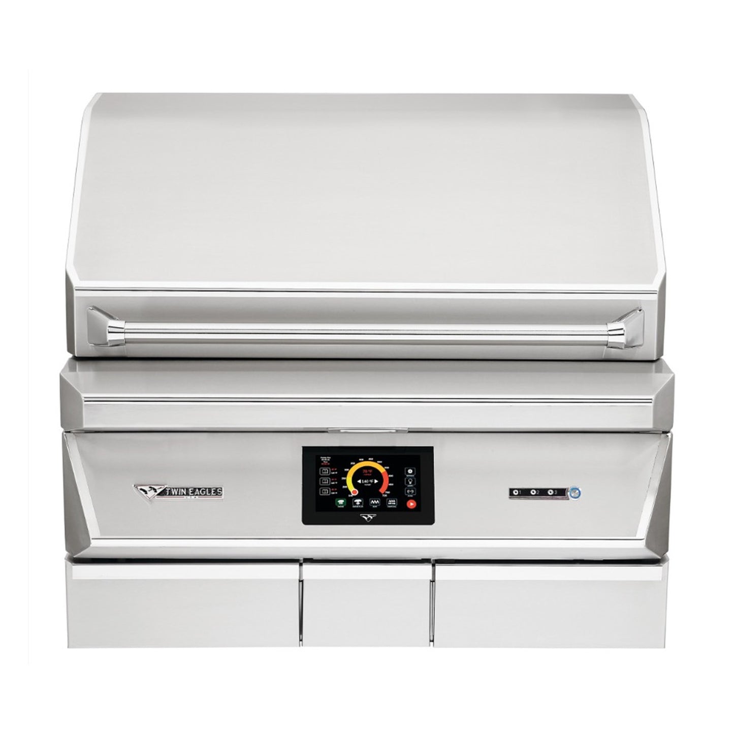 Twin Eagles 36-Inch Wi-Fi Controlled Built-In Stainless Steel Pellet Grill and Smoker