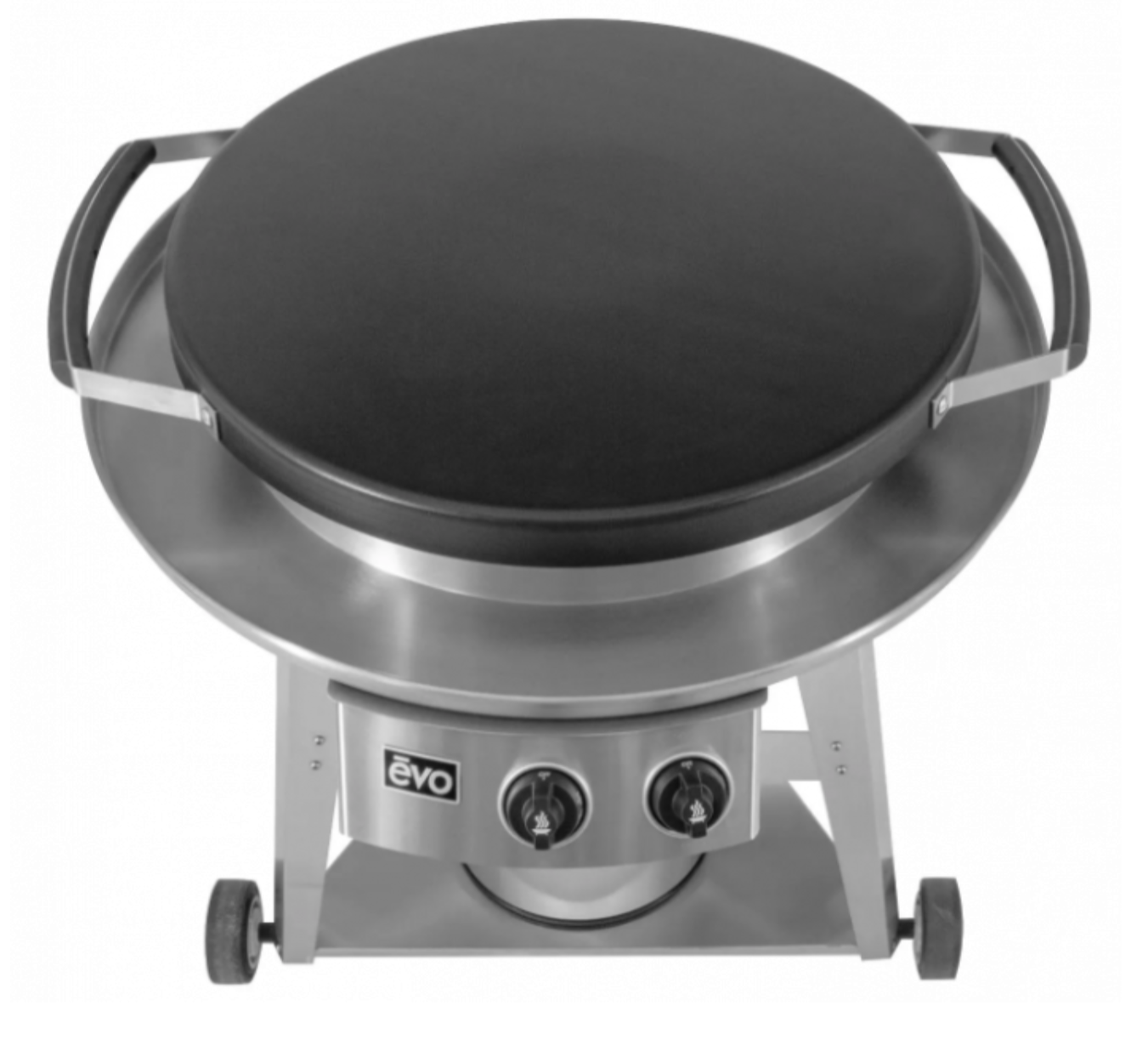 EVO Professional Wheeled Cart with Seasoned Cooksurface