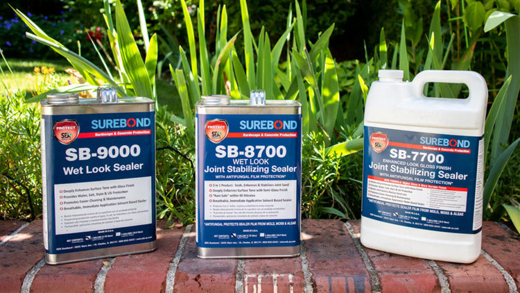 Surebond hardscape adhesives, sealers, cleaners and more!