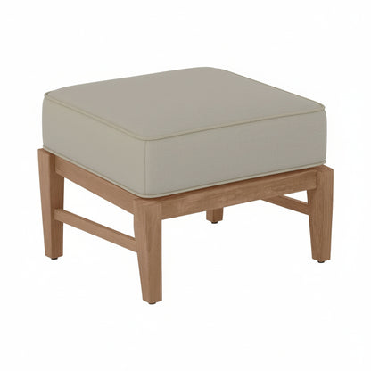 Summer Classics Croquet Teak Ottoman