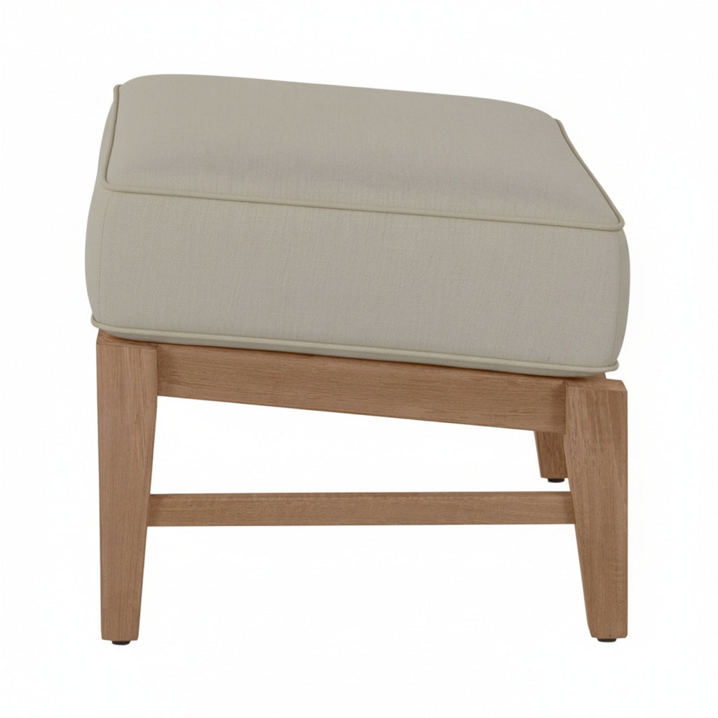 Summer Classics Croquet Teak Ottoman