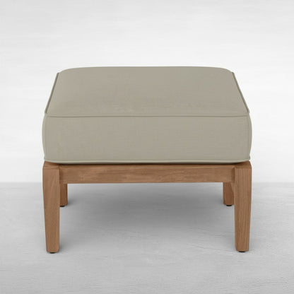 Summer Classics Croquet Teak Ottoman