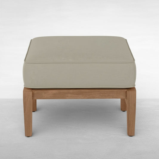 Summer Classics Croquet Teak Ottoman