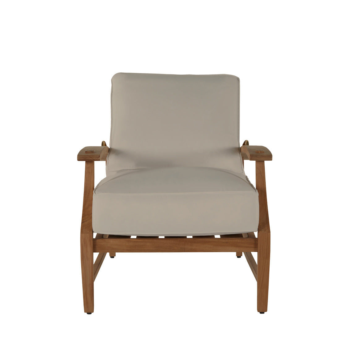 Summer Classics Croquet Teak Recliner