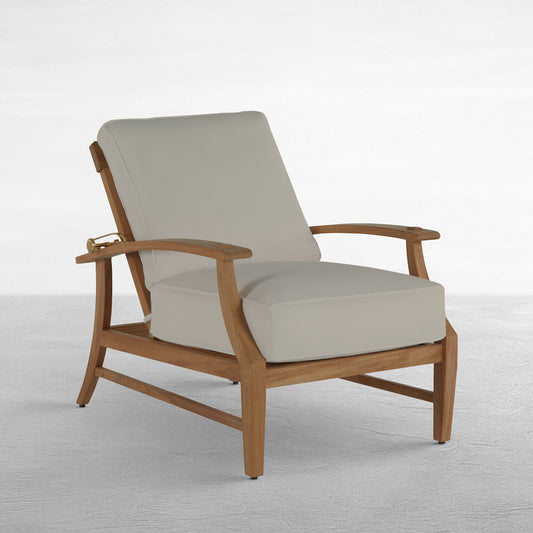 Summer Classics Croquet Teak Recliner