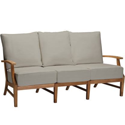 Summer Classics Croquet Teak Sofa