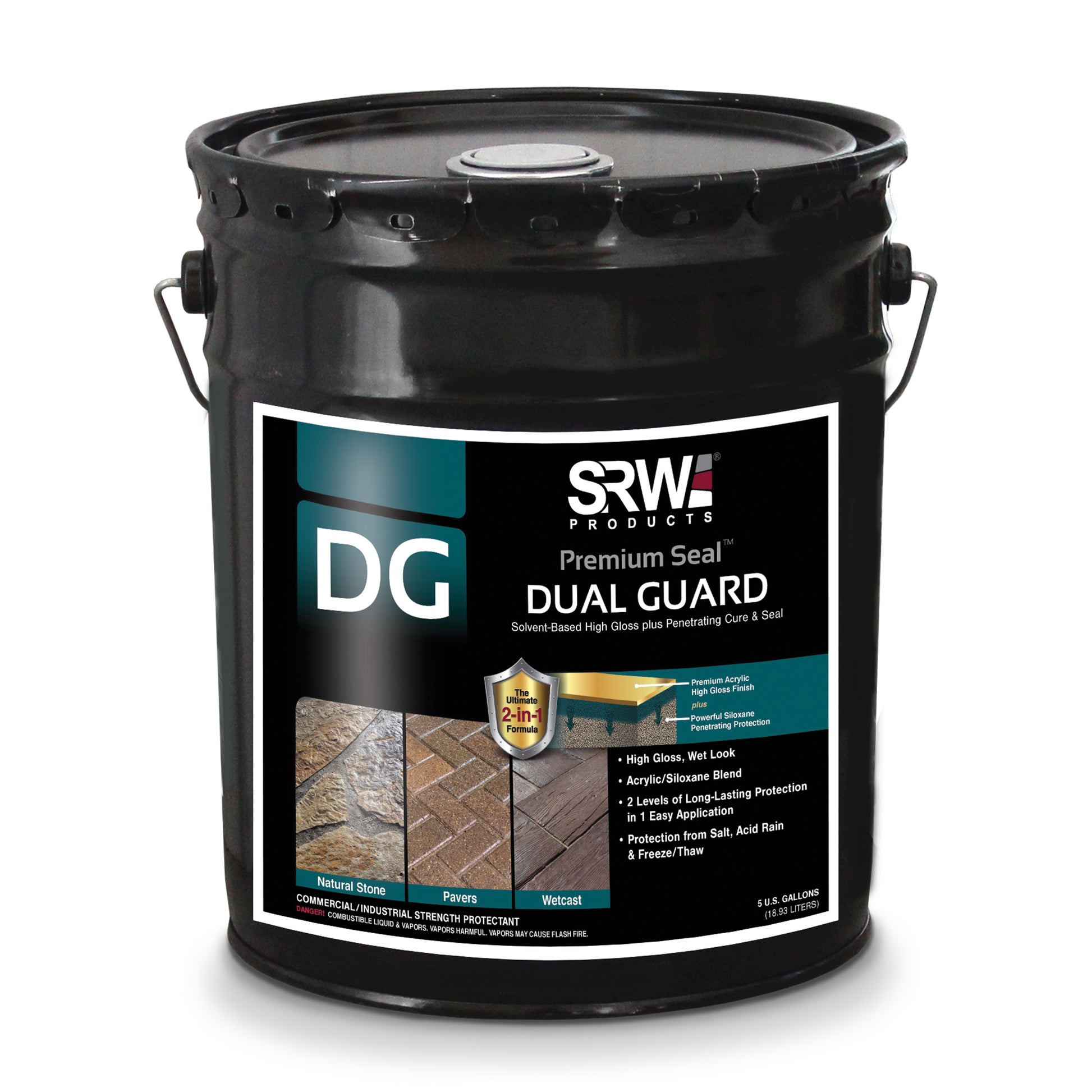 SRW Products DG Dual Guard - Premium Seal™ bucket