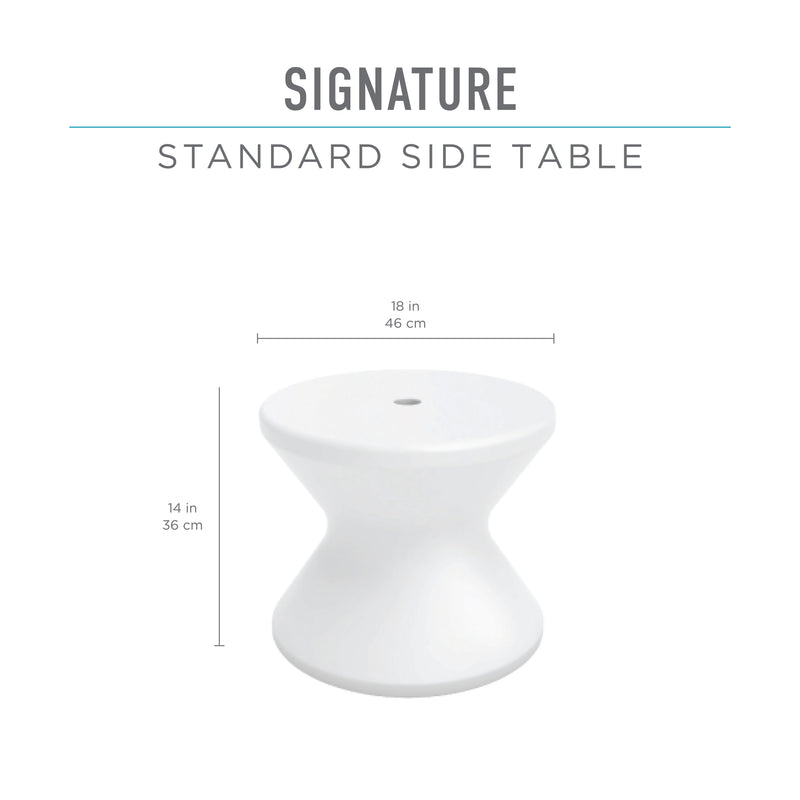 Ledge Lounger Signature Standard Side Table | In-Pool Furniture