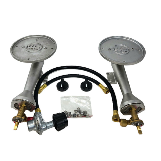 Wilmington Grill Burner System Kit (2 Complete Replacement Burners and Parts)