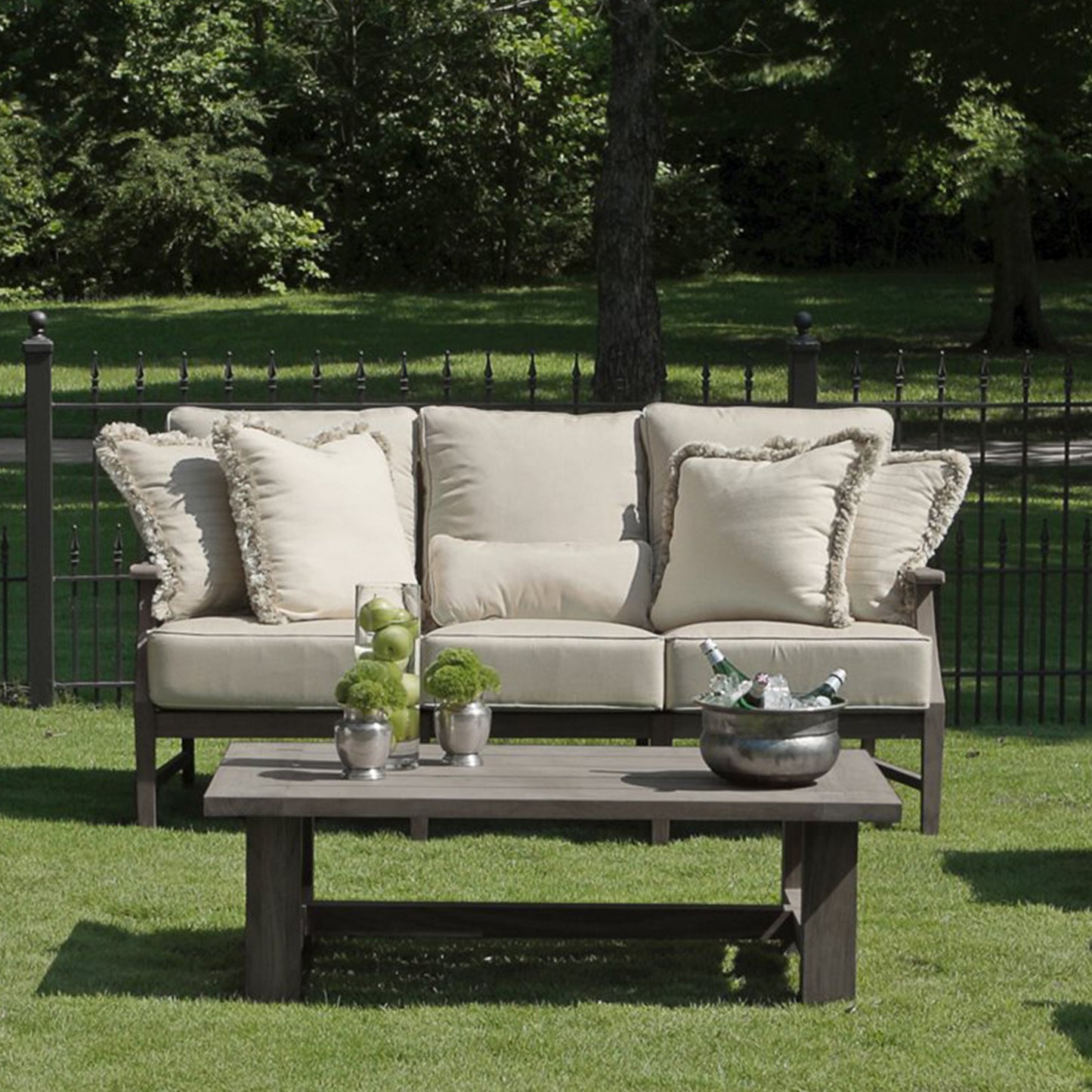 Summer Classics Croquet Aluminum Sofa