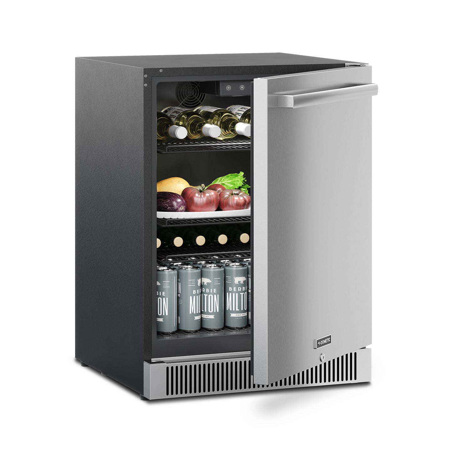 Dometic D-Series 24-Inch Refrigerator (Lock, Reversible Hinge)