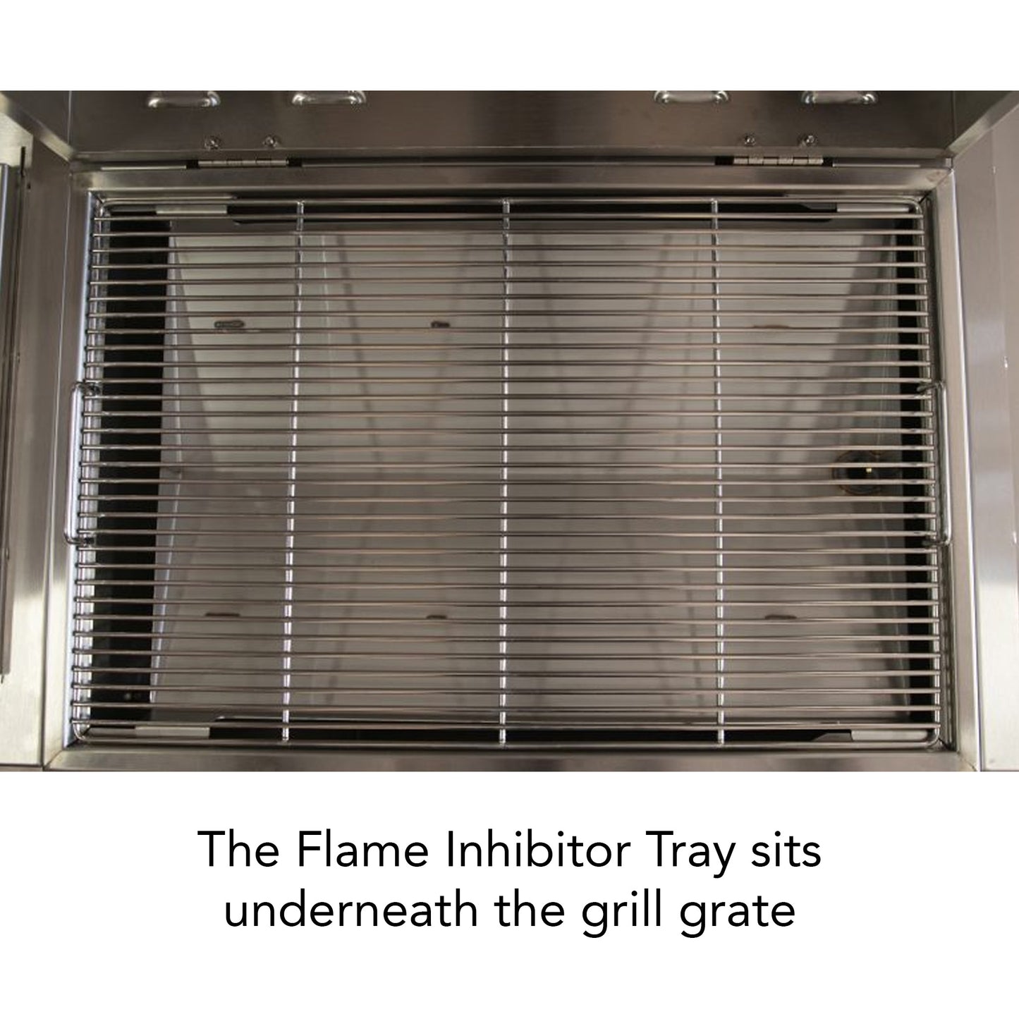 Wilmington Grill Flame Inhibitor Tray with Tube & Valve