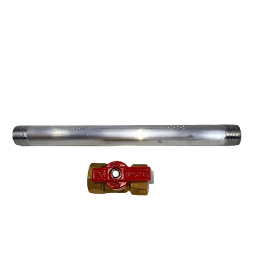 Wilmington Grill Drip Tube and Ball Valve