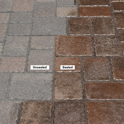 SRW Products PRX Paver Restore X-treme - Specialty Seal™ before & after
