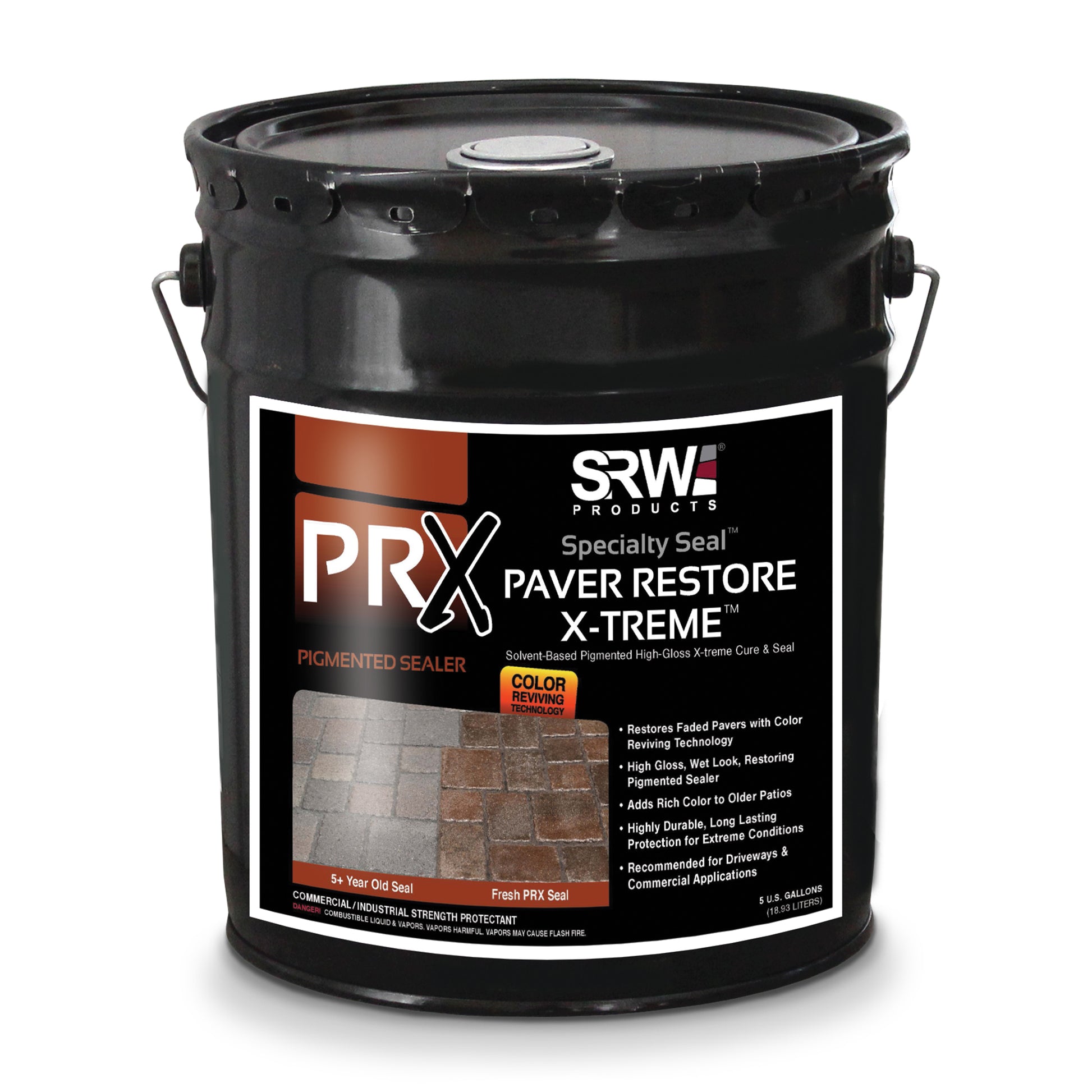 SRW Products PRX Paver Restore X-treme - Specialty Seal™ bucket