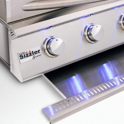 Summerset Sizzler PRO 32-Inch 4-Burner Built-In Gas Grill w/ Rear Infrared Burner
