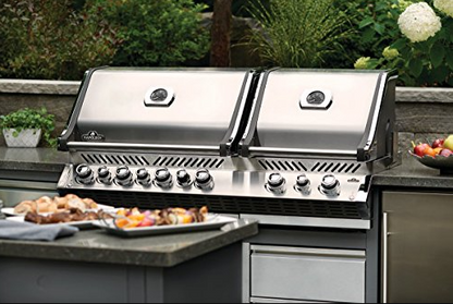 Napoleon Prestige PRO™ 825 Built-In Gas Grill w/ Infrared Bottom & Rear Burner (Stainless Steel)