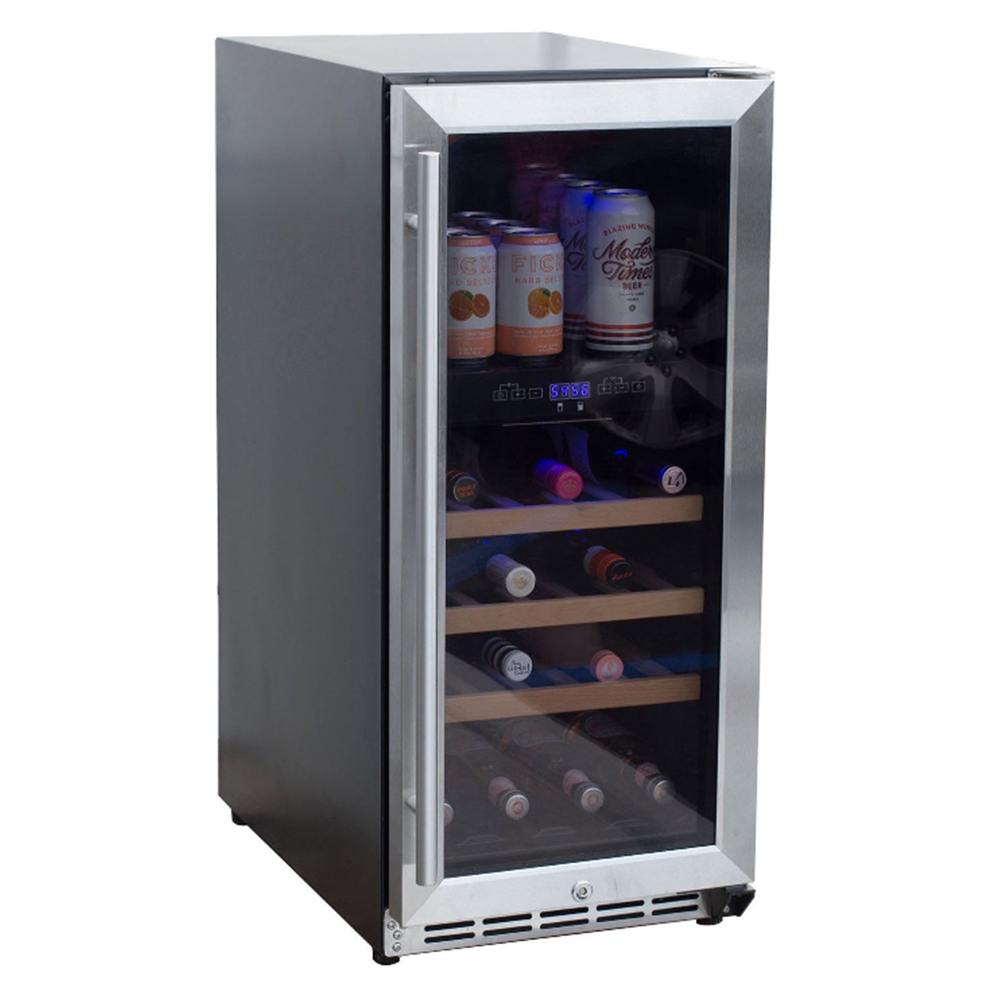 Summerset 15-Inch Outdoor Rated Dual Zone Wine Cooler